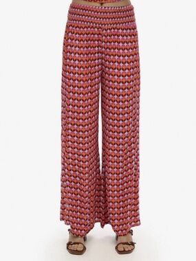 Superdry Wide-Leg Geo Print Pants Size 8